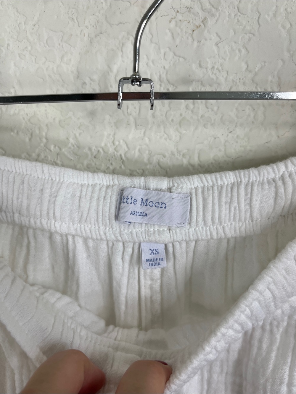 Aritzia Little Moon AirPlush Cotton Sail Pant Gauze Wide Leg Drawstring Pants - Picture 5 of 8